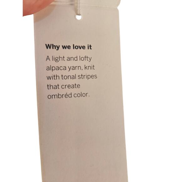 100% Peruvian Alpaca Grey Ombre Poncho "The Fisher Project" Eileen Fisher One Sz - Picture 14 of 14